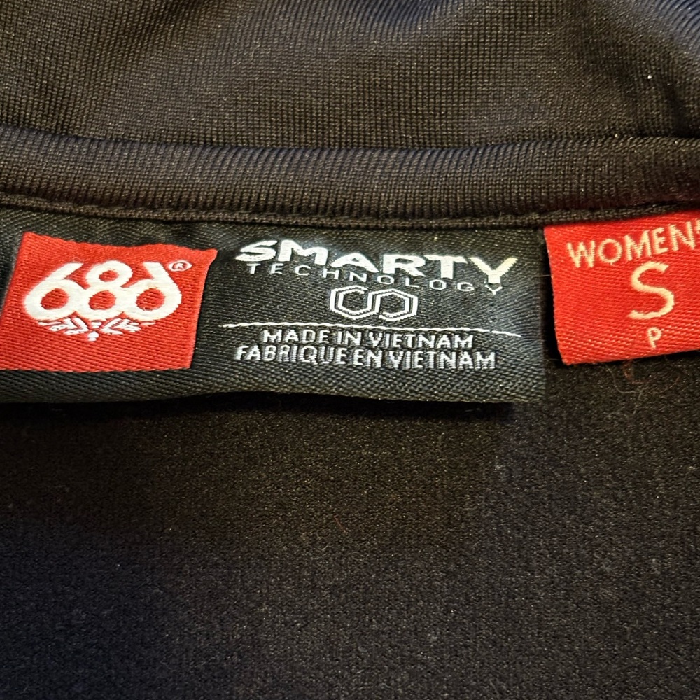 686 Smarty Technology Black Softshell Jacket Wome… - image 7